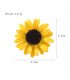 XSB037 - Yellow Sunflower Brooch